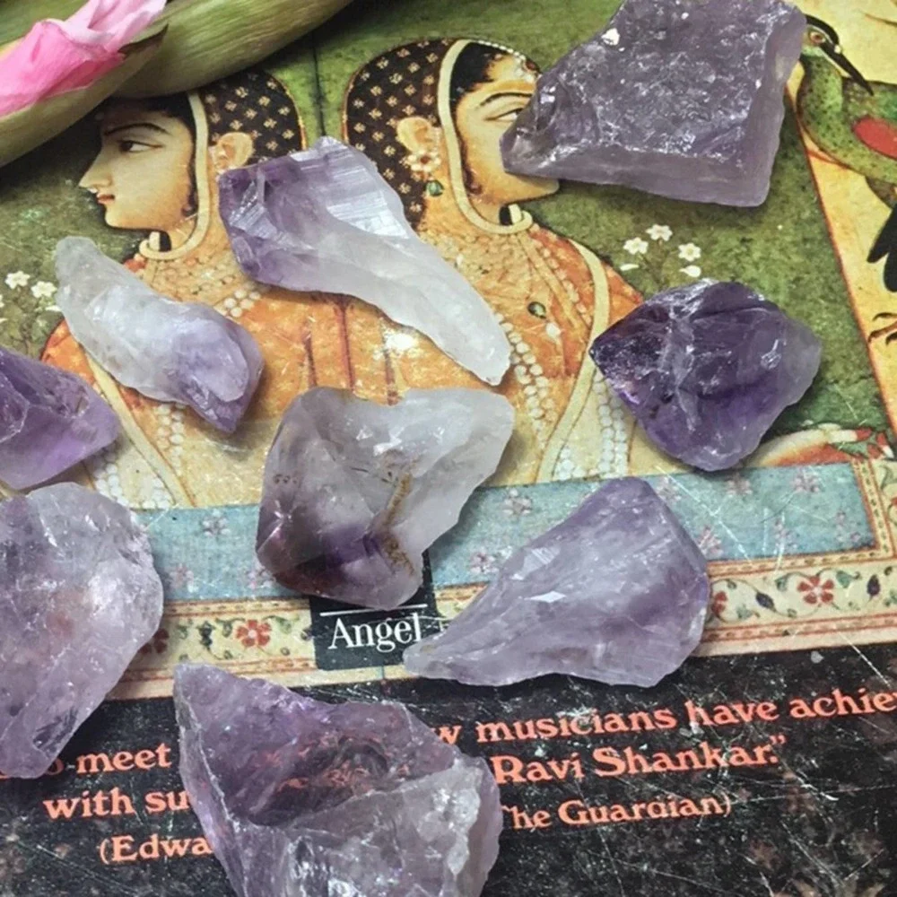 Amethyst Points Stones PROTECTION NWOT 15 Pcs - Picture 6 of 7